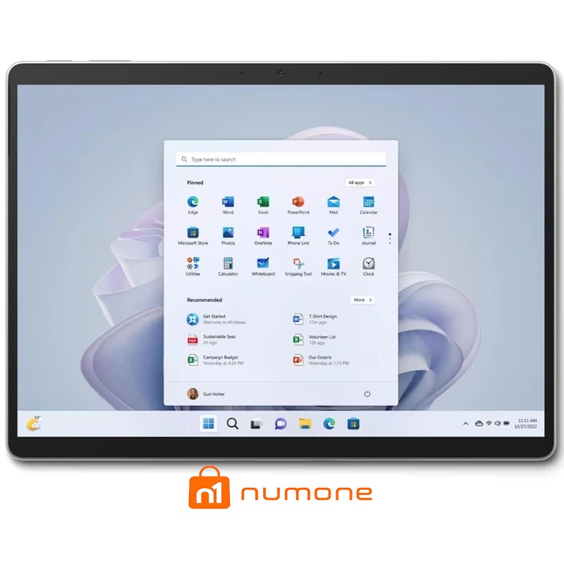 لپ تاپ 13 اینچی مایکروسافت مدل Surface pro 9 پردازنده Core i5 رم 16 حافظه 256GB SSD گرافیک iris-xe