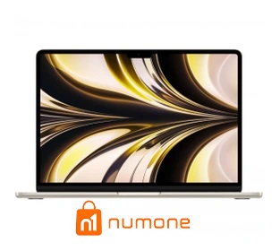لپ تاپ اپل 13.6 اینچی مدل Apple MacBook Air 2022 Starlight CTO پردازنده M2 رم 24GB حافظه 1TB SSD گرافیک 10Core GPU
