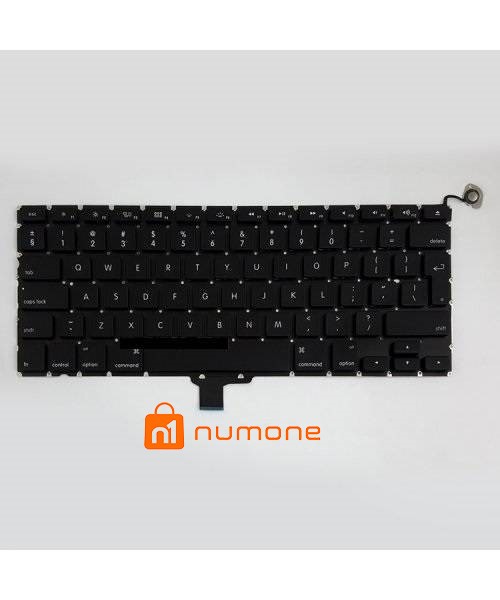 کیبورد لپ تاپ اپل MacBook Pro A1278 مشکی-اینتربزرگ به همراه کلید پاور