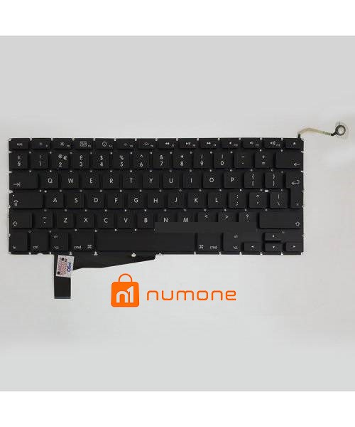 کیبورد لپ تاپ اپل MacBook Pro A1286_LAT 2008 مشکی-اینتربزرگ به همراه کلید پاور