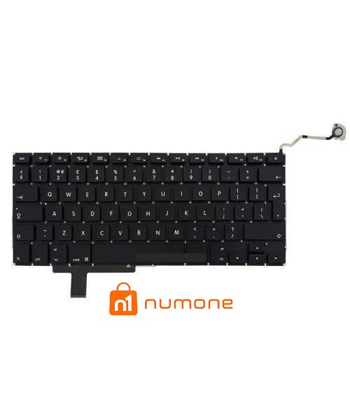 کیبورد لپ تاپ اپل MacBook Pro A1297 مشکی-اینتربزرگ به همراه کلید پاور
