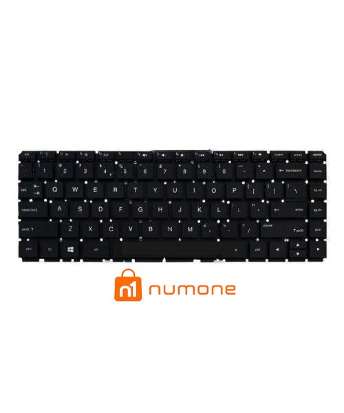 کیبورد لپ تاپ اچ پی Compaq 14-AC مشکی-اینترکوچک بدون فریم