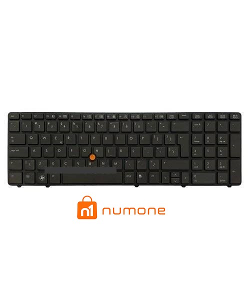 کیبورد لپ تاپ اچ پی EliteBook 8560W مشکی-با موس و فریم