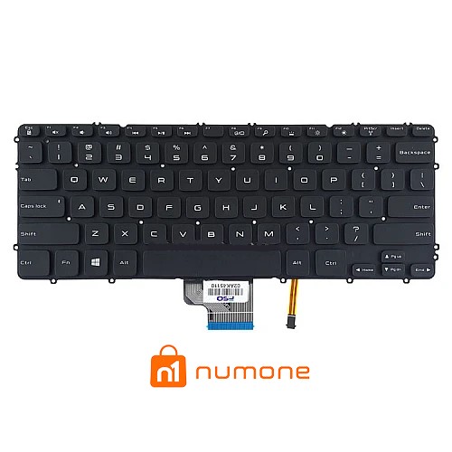 کیبورد لپ تاپ دل مدل XPS 15 9530 مشکی-اینترکوچک-با بک لایت-بدون فریم