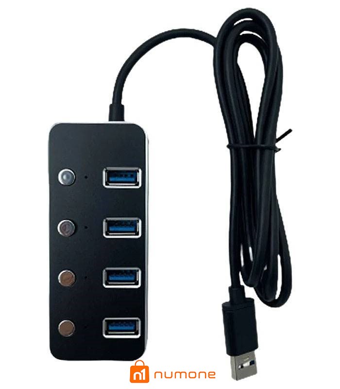 هاب 4 پورت USB 3.0 کلید دار کی نت مدل H5