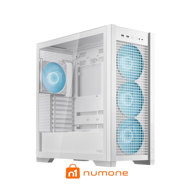 کیس کامپیوتر ایسوس مدل TUF Gaming GT302 ARGB Mid Tower سفید