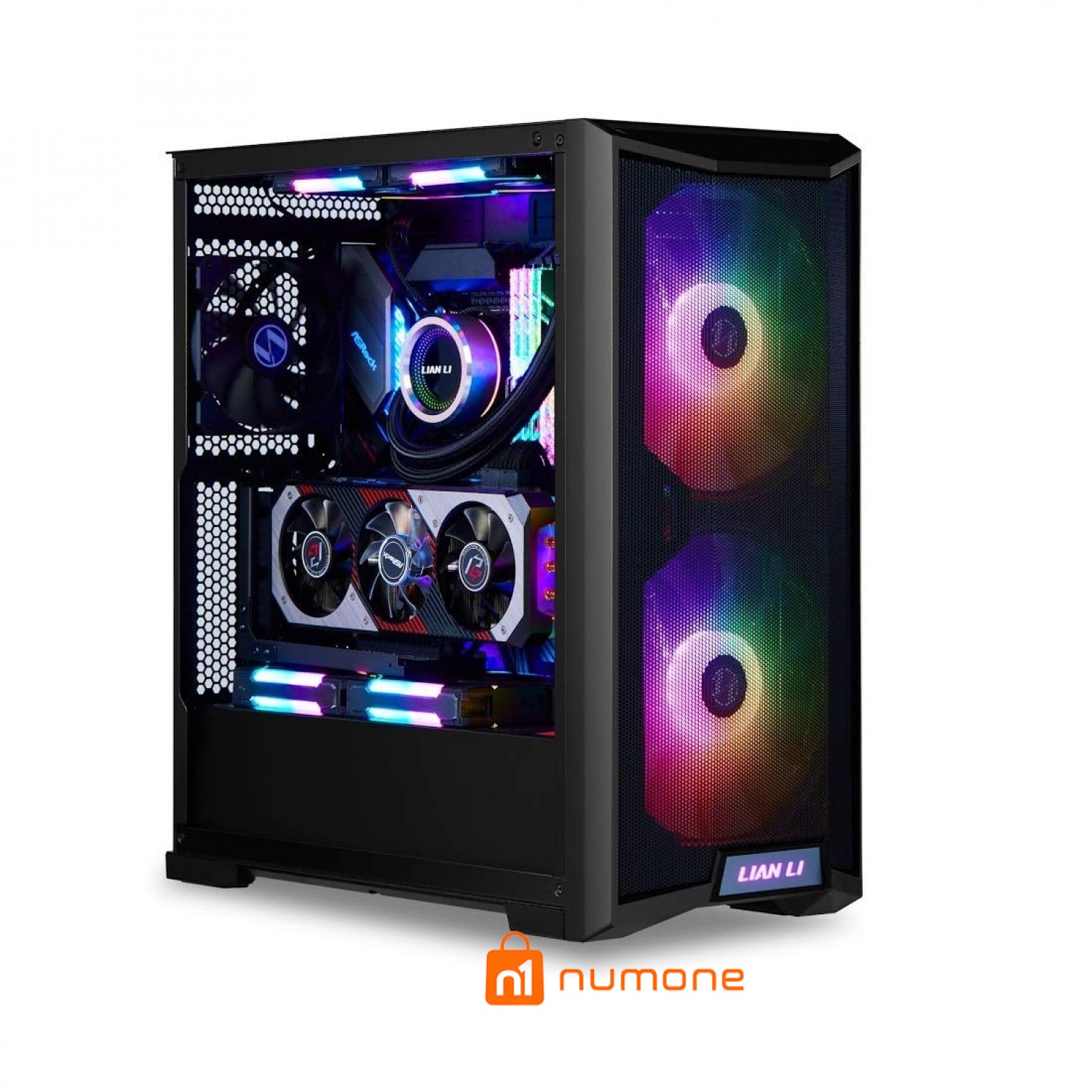 کیس کامپیوتر لیان لی مدل LANCOOL 215 ARGB Mid Tower مشکی