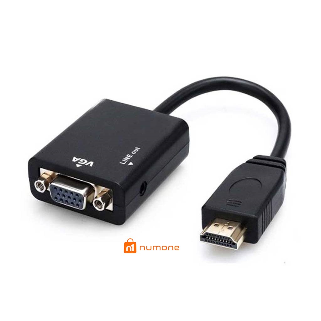 تبدیل HDMI به VGA کی نت همراه با کابل صدا مدل K-COHD2VGAP