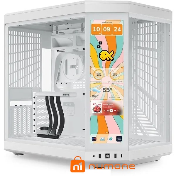 کیس کامپیوتر هایت مدل Y70 Touch Infinite Mid Tower سفید یخی