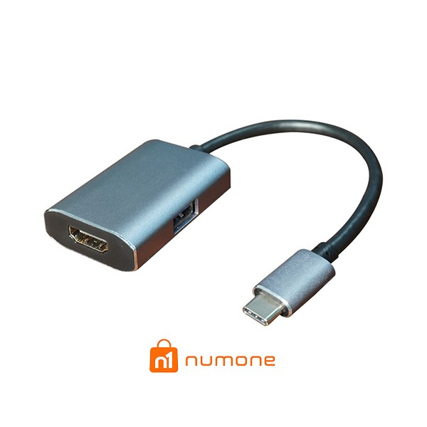 تبدیل تایپ سی به HDMI و USB3.0 با رزولوشن 4K کی نت پلاس مدل KP-COCMS202