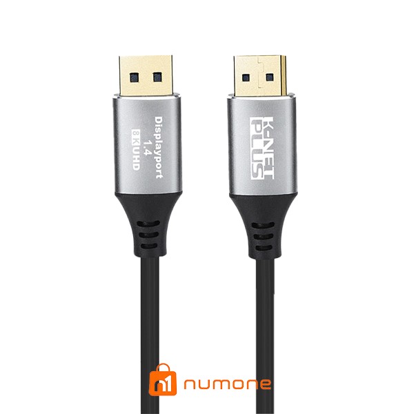 کابل DisplayPort 8k دو سر نر کی نت پلاس مدل KP-CDP1418 طول ۱.۸ متر