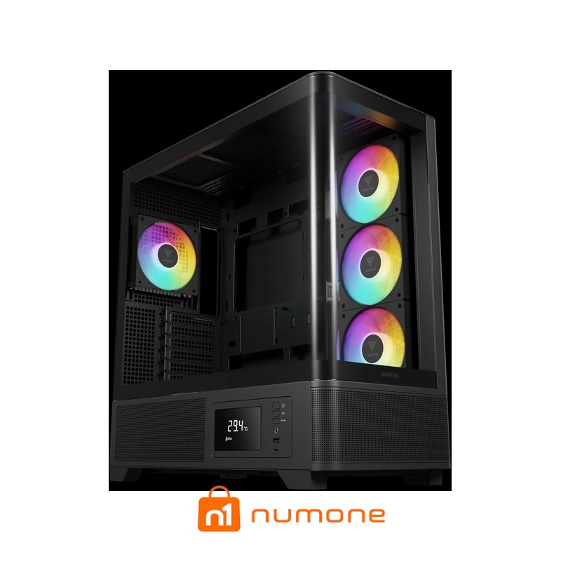 کیس کامپیوتر گیم دیاس Atlas P2 CG ARGB Mid Tower مشکی