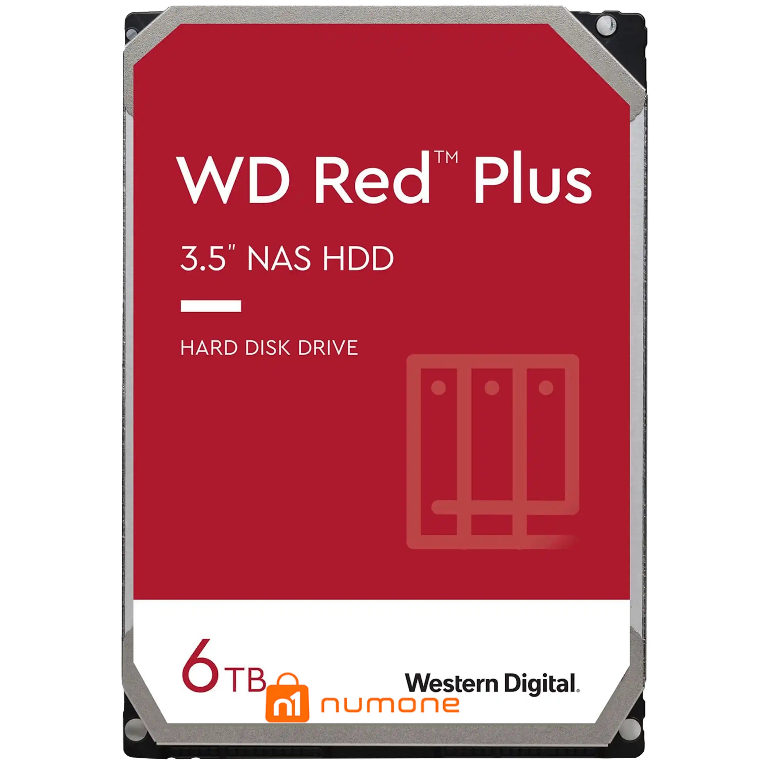 هارد دیسک اینترنال وسترن دیجیتال سری Red Plus ظرفیت 6 ترابایت