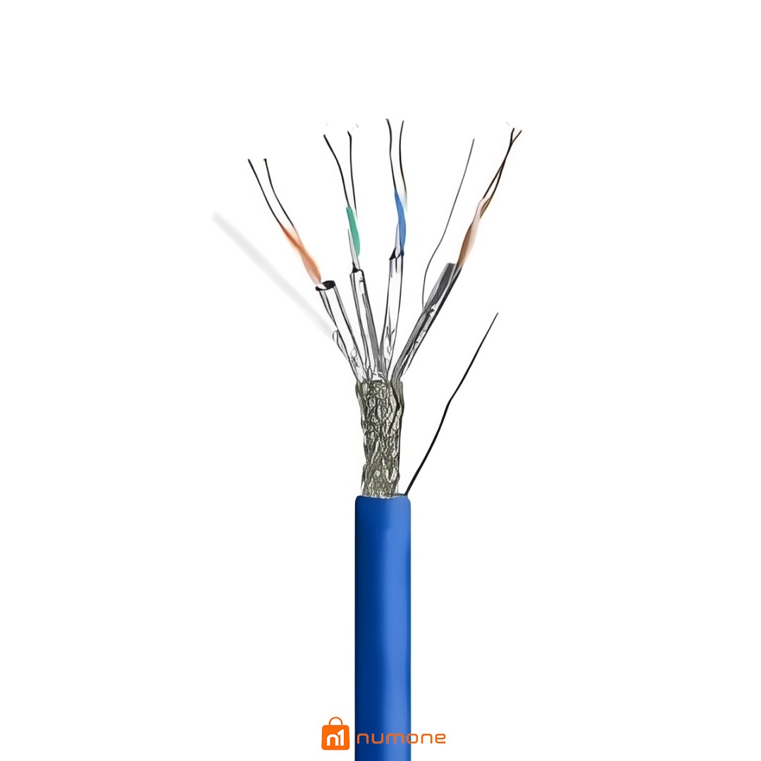 کابل شبکه CAT6A SFTP PVC CU کی نت پلاس طول 305 متر مدل KP-NL6AS305